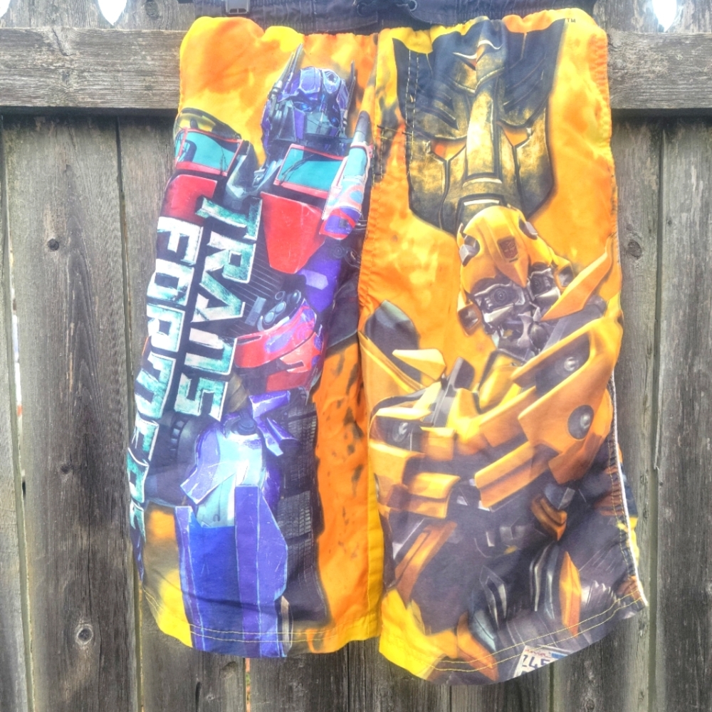 Boys transformers swim trunks